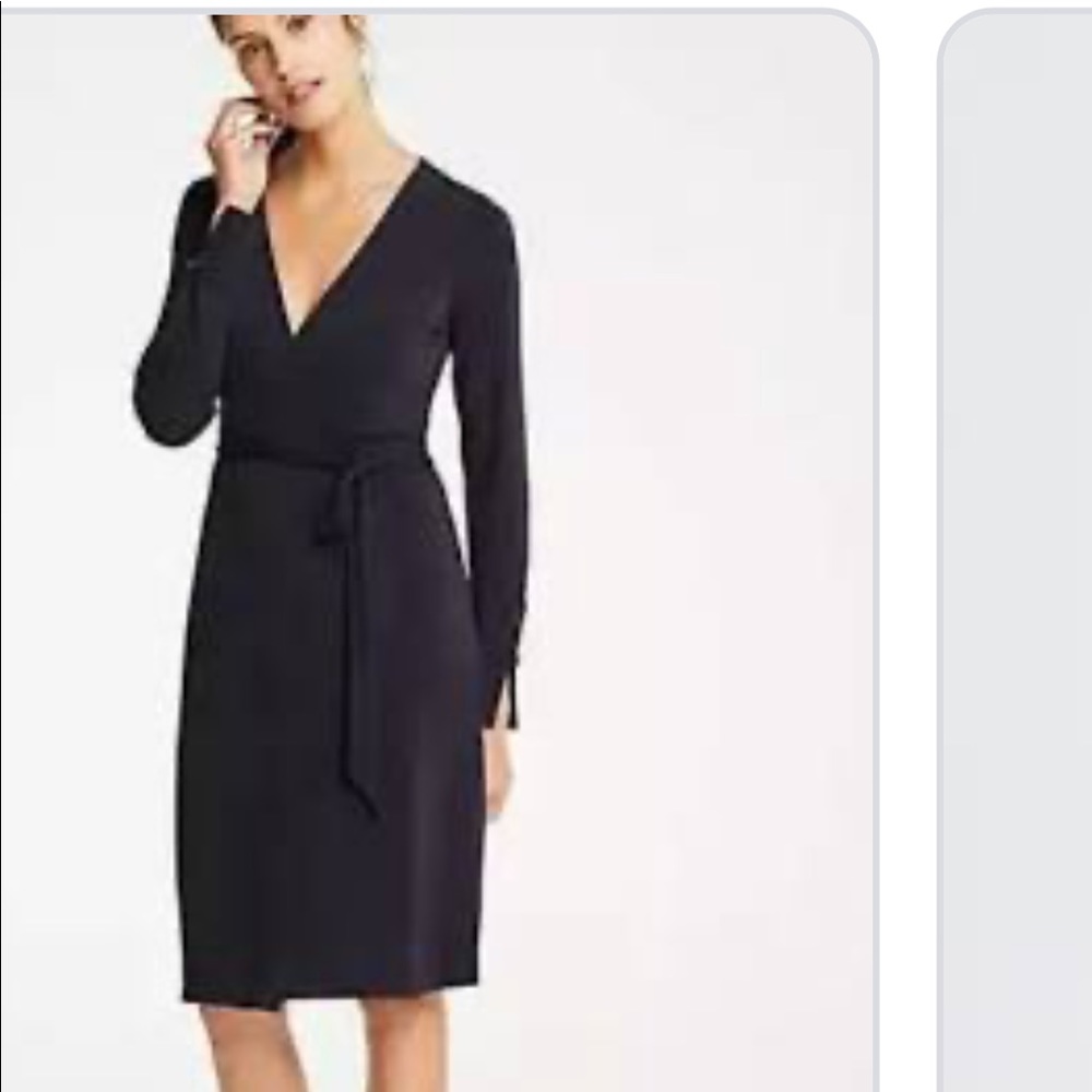 Ann Taylor Rayon Wrap Dress